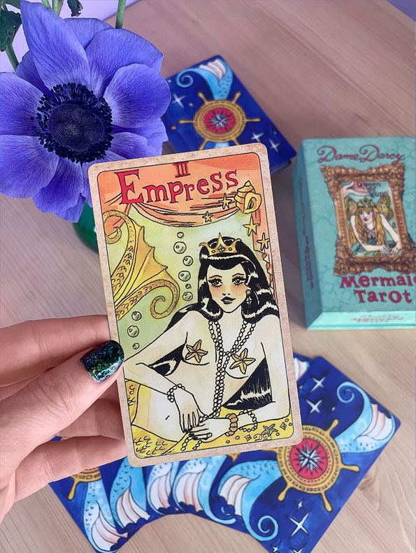 Mermaid Tarot, Gold Edition, by Dame Darcy - Image 2