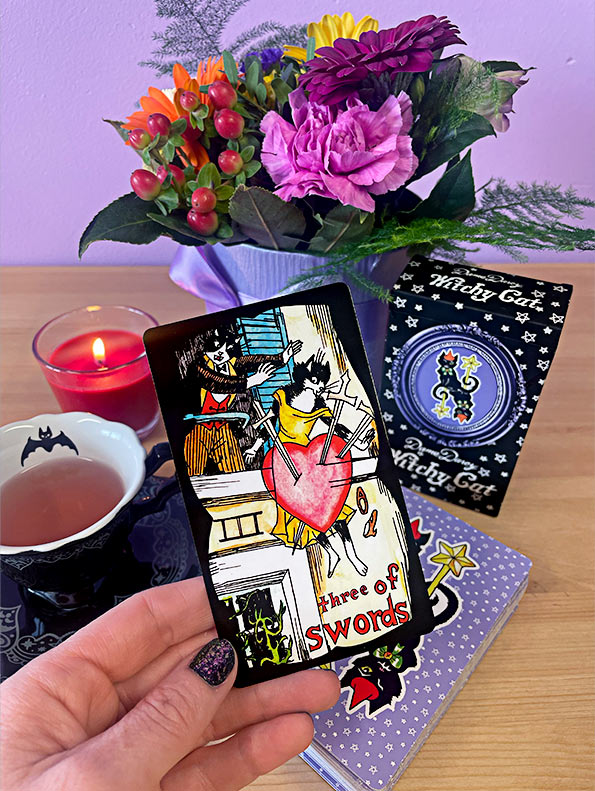 Witchy Cat Tarot, Tuck Box Edition, by Dame Darcy - Image 2